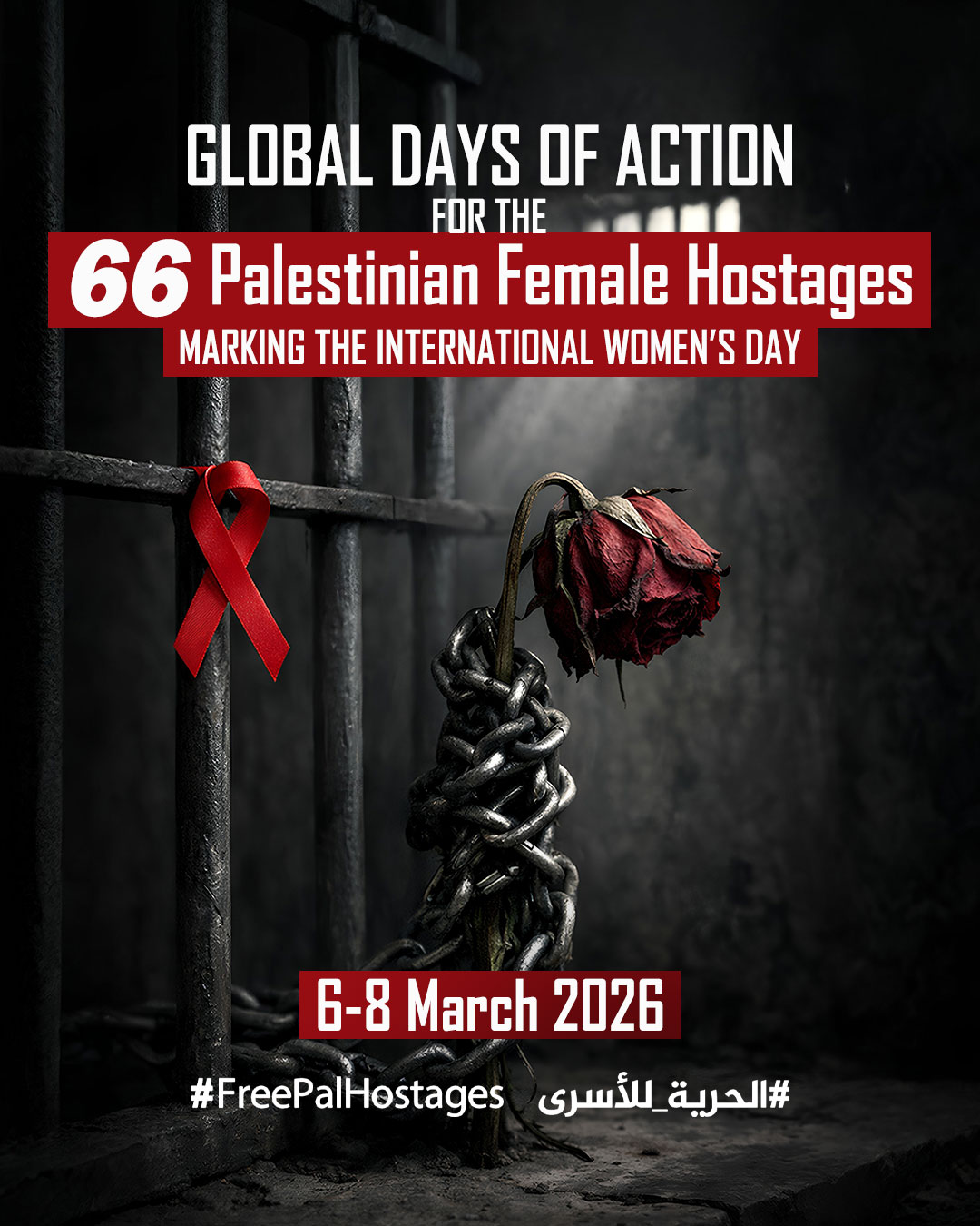 Global Days Of Action For The 66 Palestinian Female Hostages 